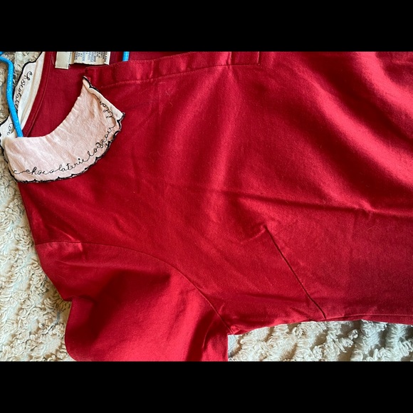 Anthropologie Odille Red Chocolaterie Peter Pan S - Picture 2 of 8